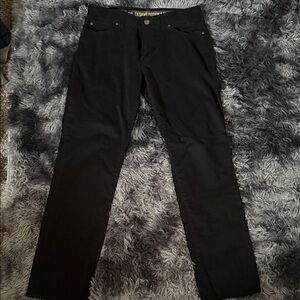 Lee Men's Black Straight Jeans